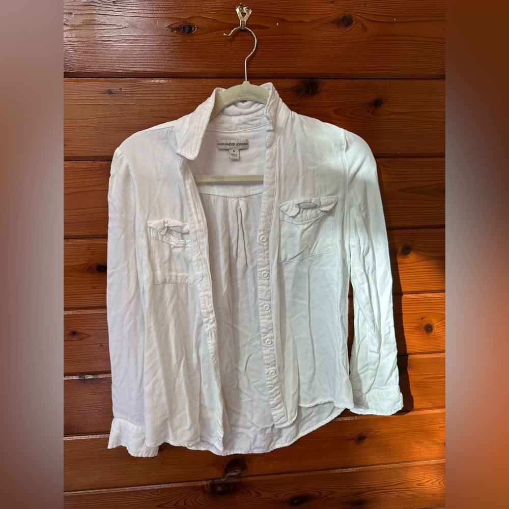 White Button-Up Shirt